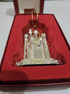 Lenox Disney 2021 Princess Cinderella's Castle Ornament Silver Christmas NEW6