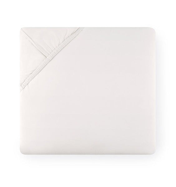Sferra Celeste Ivory King Sheet Set 4PC 100% Cotton Percale 406TC Soft Italy NEW21