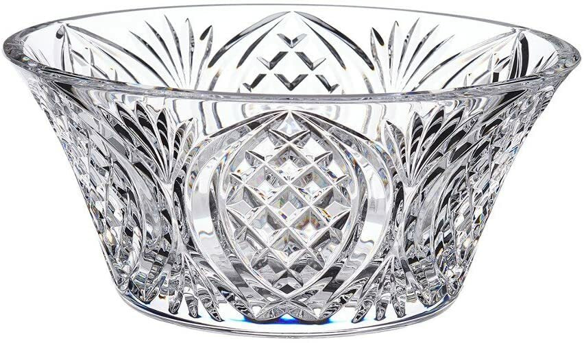 Waterford Crystal Irish Stone Circle Bowl 10" Rosettes Curtis Ireland NEW IN BOX1