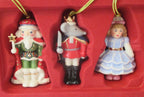 Lenox Nutcracker Ballet  Figurine Ornament Set 3 Clara Mouse King Christmas NEW10