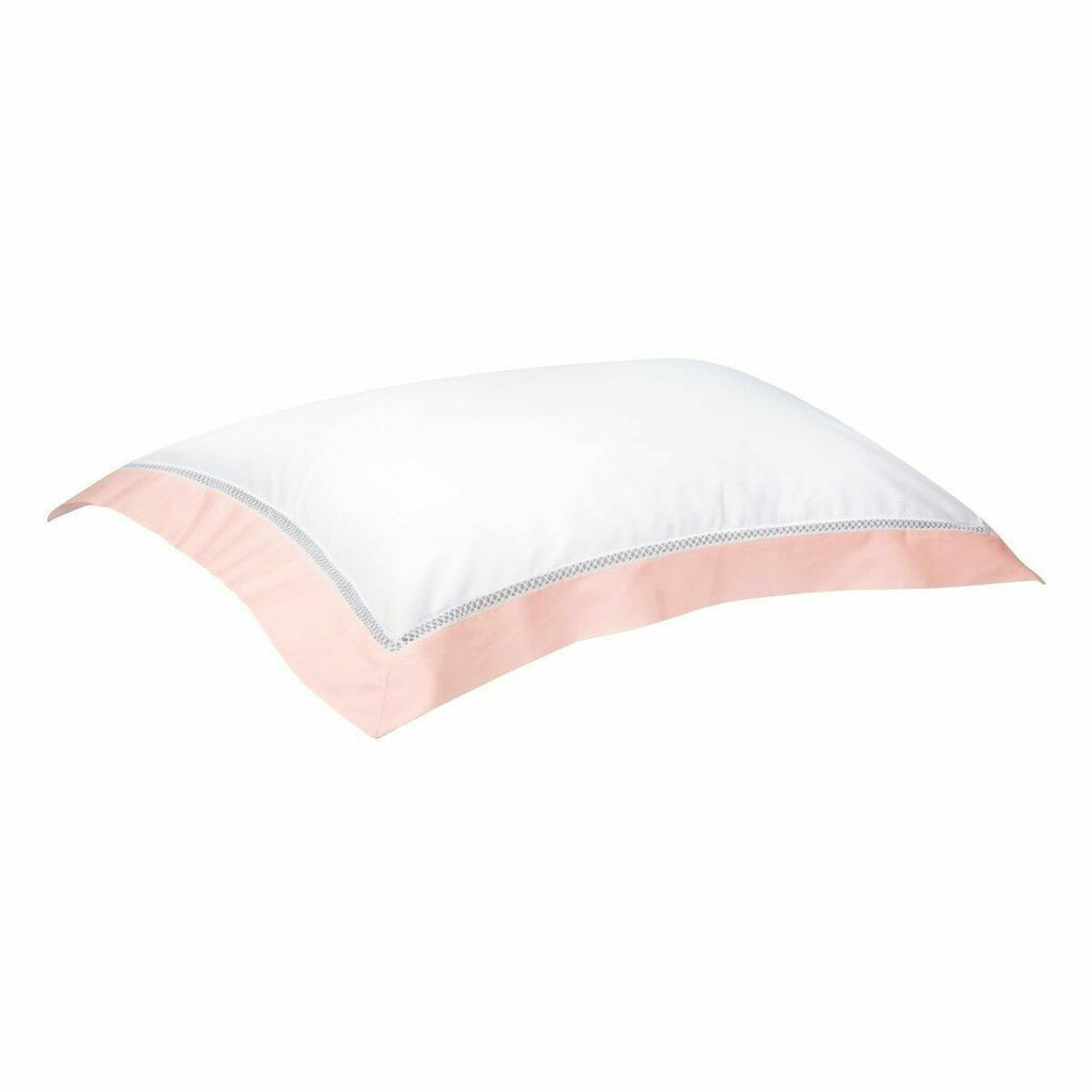 Yves Delorme Walton White  King Duvet Set 3PC  Blush Insert Egyptian Cotton NEW4