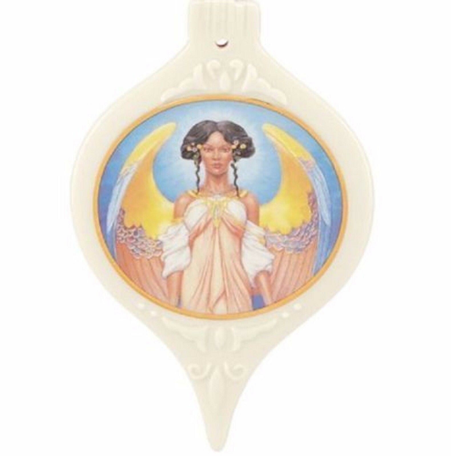 Thomas Blackshear Angel Of Grace Ornament Ebony Visions Lenox Christmas LE NEW1