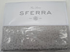 Sferra Catella Queen Duvet Euro Set 3PC Lunar Cotton Sateen Jacquard Italy NEW7