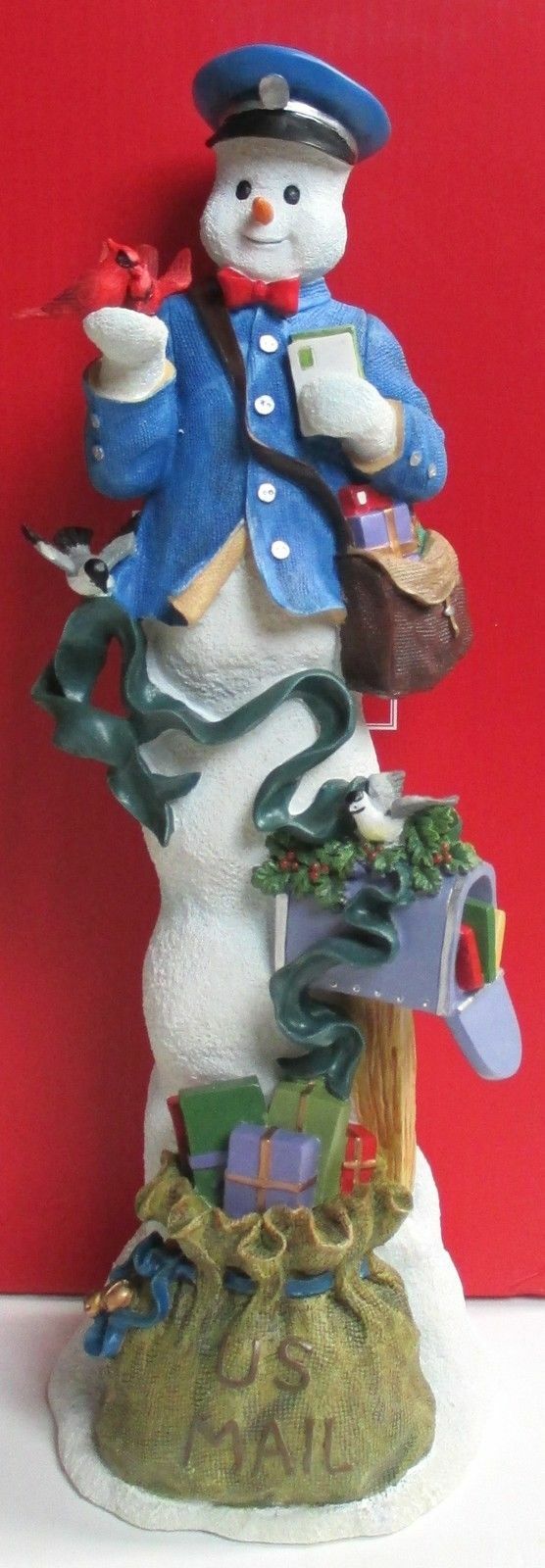 Lenox 2015 Winter Special Delivery Snowman Pencil Figurine Mailman Christmas NEW2