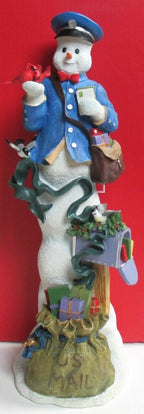 Lenox 2015 Winter Special Delivery Snowman Pencil Figurine Mailman Christmas NEW2