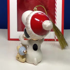 Lenox 2019 Peanuts Snoopy Dog Treats Ornament With Woodstock Bones Christmas NEW6
