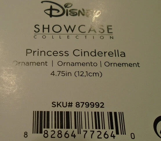Lenox Disney Princess Cinderella Figurine Ornament  Gem Gift Box Christmas NEW4