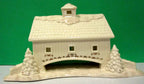 Lenox Mistletoe Park Covered Bridge Figurine Village Treasures Christmas NEW5