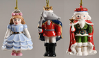 Lenox Nutcracker Ballet  Figurine Ornament Set 3 Clara Mouse King Christmas NEW7