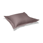 Yves Delorme Triomphe Taupe King Shams Sureau Egyptian Cotton Sateen France NEW2