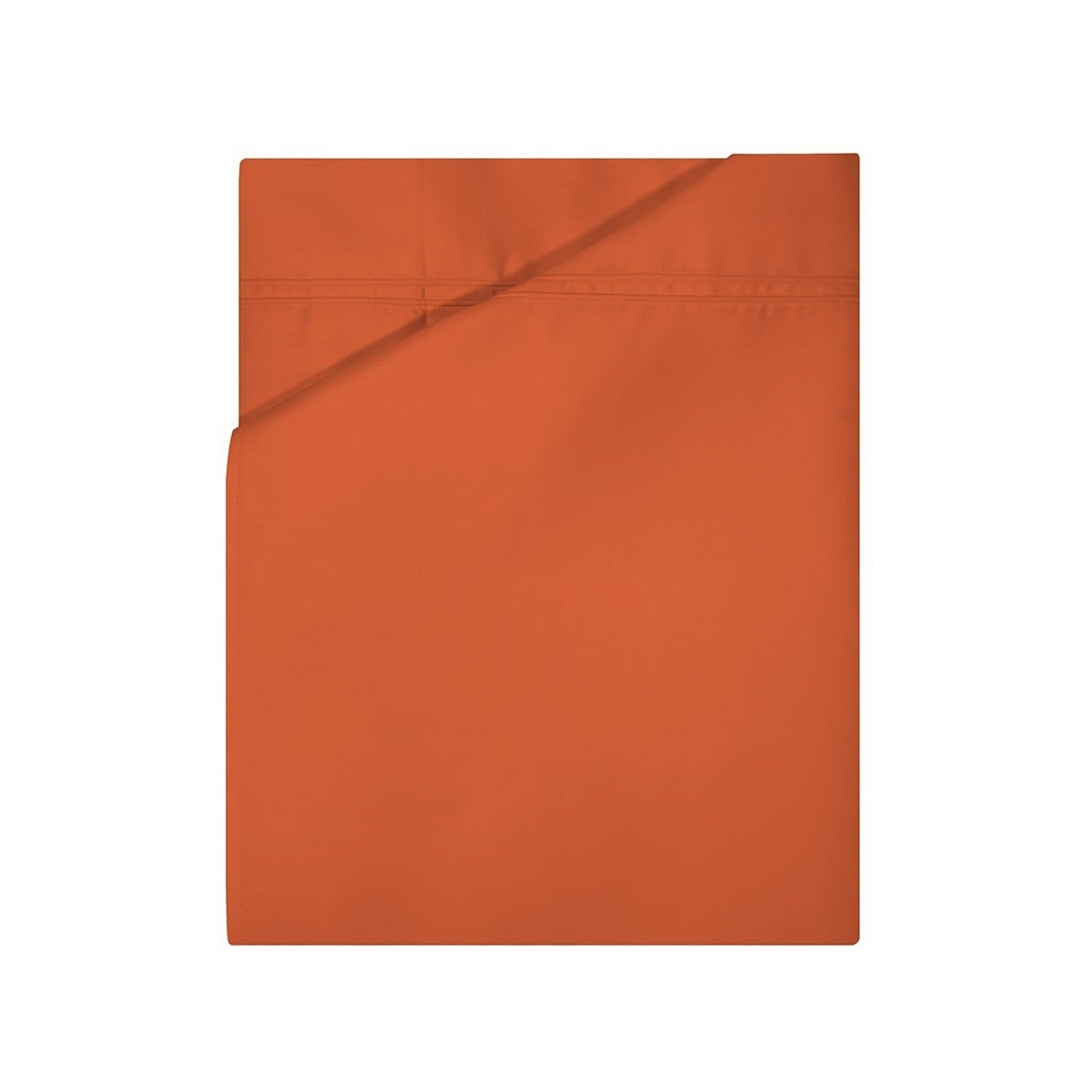 Yves Delorme Triomphe Orange Queen Sheet Set 4PC 100% Egyptian Cotton Sateen NEW8