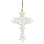 Lenox 2018 Snow Fantasies Cross Ornament  Annual Porcelain Christmas NEW IN BOX0