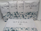 Sferra Duchesse Cadet Queen Duvet Sham Set 5PC Floral Print Reversible Italy NEW0