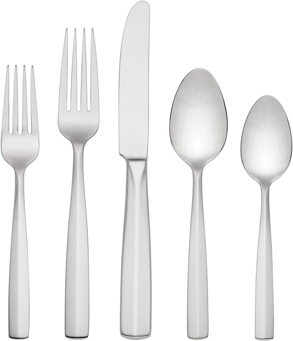 Lenox Talton 77 Piece Flatware Set Service For 12 Stainless Steel 18/10 Chic NEW3