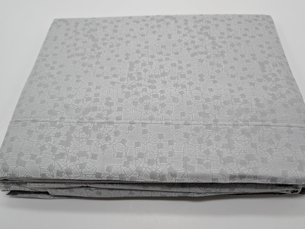Sferra Catella Queen Duvet Euro Set 3PC Lunar Cotton Sateen Jacquard Italy NEW20