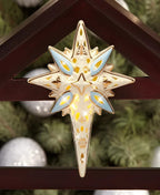 Lenox First Blessing Nativity Star Of Bethlehem Ornament Lighted For Creche NEW2