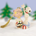 Lenox 2025 Peanuts You're A Christmas Tree Charlie Brown Snoopy Ornament Dog NEW0
