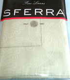 Sferra Tasso Leaf King Sham Green 100% Egyptian Cotton Jacquard Sateen Italy NEW5