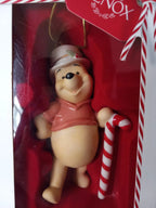 Lenox Disney 2020 Winnie The Pooh Figurine Ornament Christmas Cheer Cane NEW5