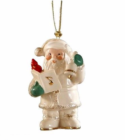 Lenox 2014 Santa Figurine Ornament Annual Holiday Caroling RARE NO DATE NEW 0