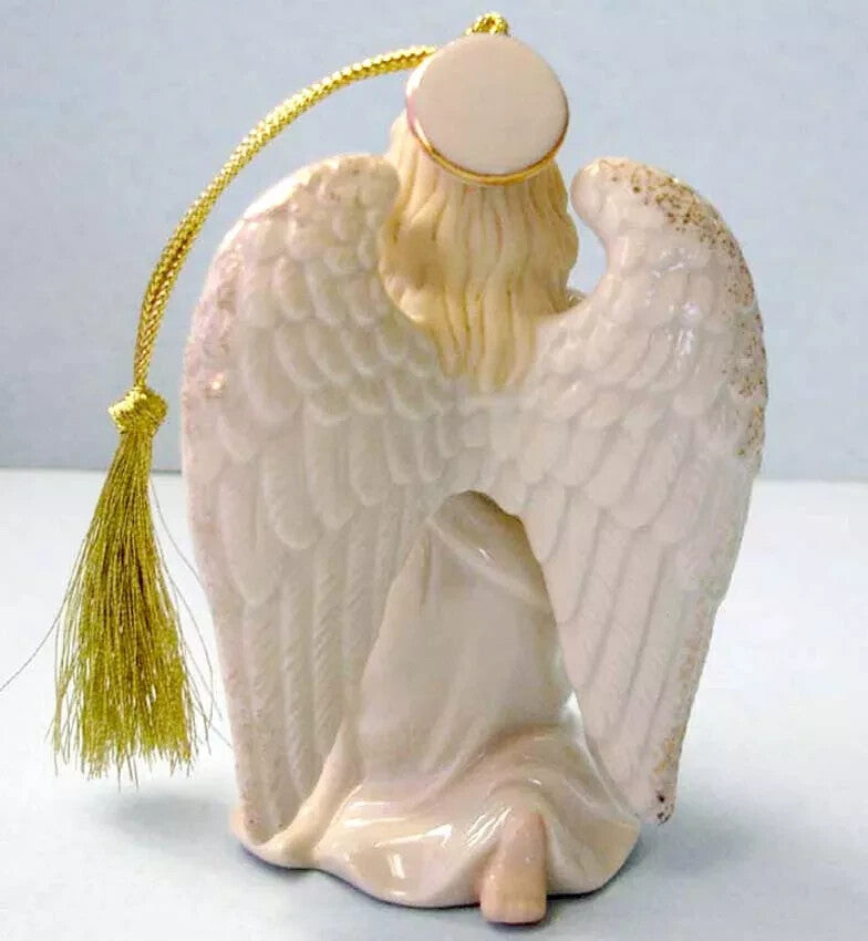 Lenox 2022 Heavenly Angel With Horn Figurine Ornament Star Annual Christmas NEW2