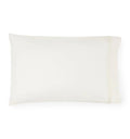 Sferra Grande Hotel Ivory Standard Sham Ivory Stripes Cotton Percale Italy NEW0