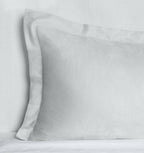 Sferra Idetta Ice Standard Sham Mosaic Design Jacquard Cotton Sateen Italy NEW0