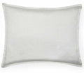 Sferra Illura Grey Standard Sham Chevron Print 100% Cotton Jacquard Italy NEW0