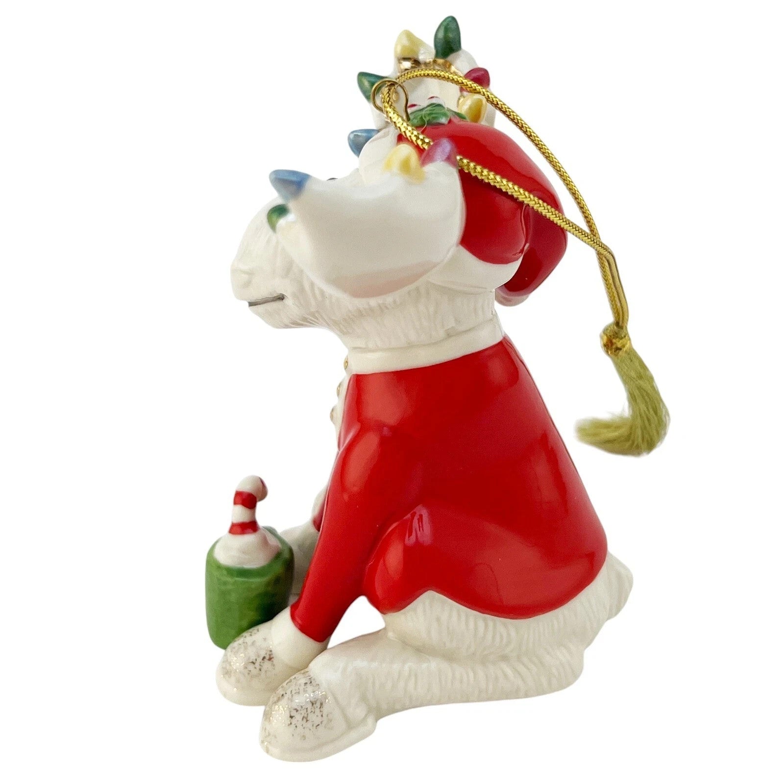 Lenox 2017 Bedtime Moose Ornament Figurine Annual Marcel Pajamas Christmas NEW9