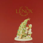 Lenox Grinch Trimming The Tree Lighted LED Figurine Grinchmas Cindy Lou Max NEW5