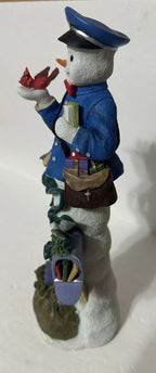 Lenox 2015 Winter Special Delivery Snowman Pencil Figurine Mailman Christmas NEW8