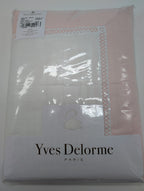 Yves Delorme Walton White  King Duvet Set 3PC  Blush Insert Egyptian Cotton NEW15