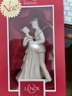 Lenox 2016 Bride & Groom Figurine Wedding Ornament  Always Forever Christmas NEW8