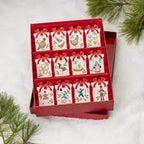 Lenox Twelve Days Of Christmas 12-Piece Ornament Set Hand Painted Bows Gift NEW7
