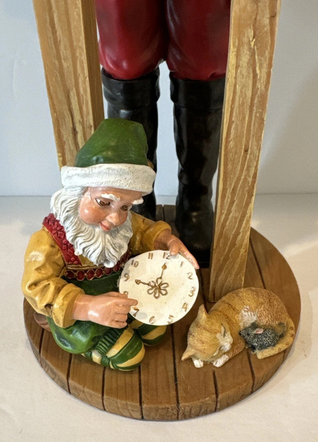 Lenox 2014 Santa Pencil Figurine Annual Clock Shop Countdown to Christmas LE NEW6
