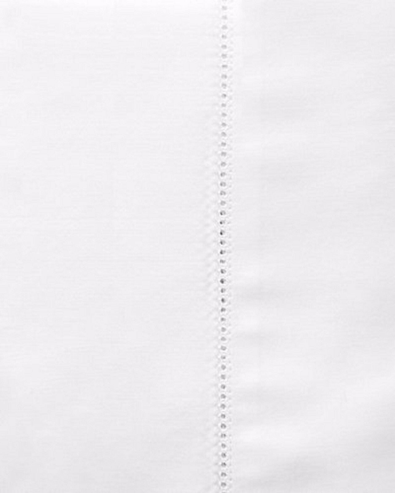 Sferra Leonardo White Twin Sheet Set 3PC 100% Cotton Percale Italy Dorm NEW4