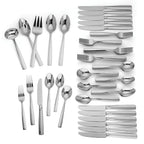 Lenox Talton 77 Piece Flatware Set Service For 12 Stainless Steel 18/10 Chic NEW0