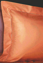 Sferra Celeste Orange King Pillow Sham Paprika Egyptian Cotton Percale Italy NEW11