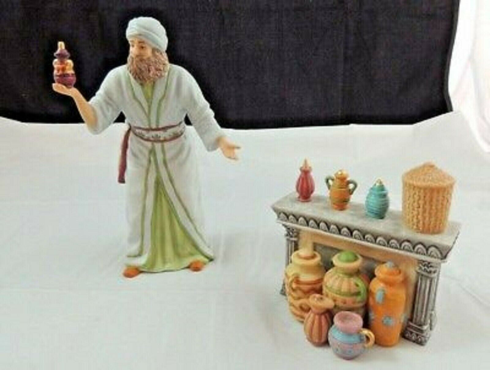 Lenox Renaissance Perfume Merchant Nativity Figurine At The Bazaar Christmas NEW4