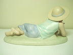Lenox Easter Springtime Girl's Daydreams Figurine Bunny Meadow Flower Basket NEW2