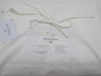 Sferra Squillo White Twin Duvet Platinum Satin Stitch Embroidery Youth Italy NEW9