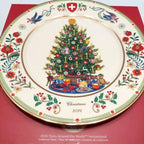 Lenox Switzerland Collector Plate 2024 Christmas Trees Around The World 34th NEW5