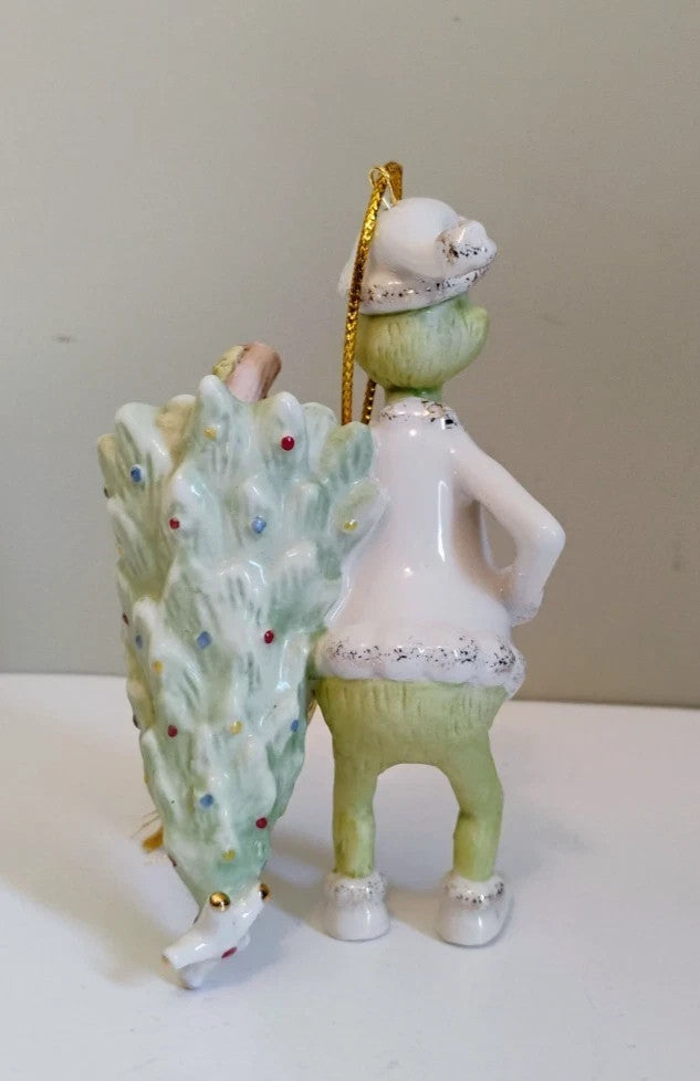 Lenox Grinch Stealing The Christmas Tree Figurine Ornament Dr Seuss 2024 NEW8