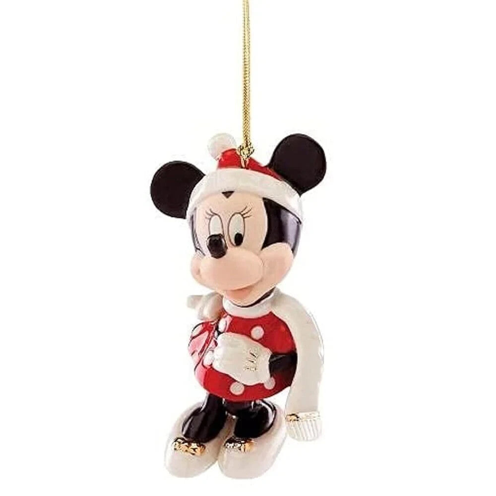 Lenox Disney Mickey & Minnie Winter Fun Figurine Ornament No Date Christmas NEW2