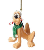 Lenox Disney Pluto Figurine Ornament Mickey's Dog Candy Cane Treat Christmas NEW8