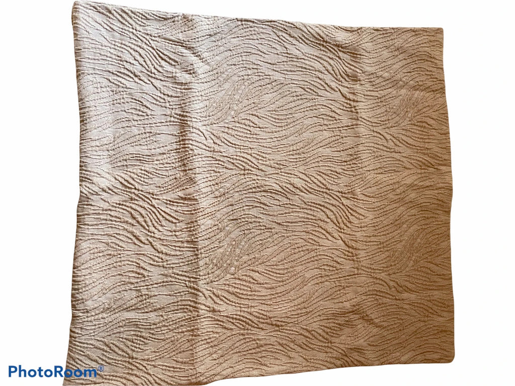 Sferra Rino Sand King Sham Textured Wavy Patina 100% Egyptian Cotton Italy NEW4