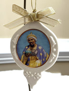 Blackshear King Gaspar Ornament Wiseman Frankincense Ebony Christmas Lenox NEW3