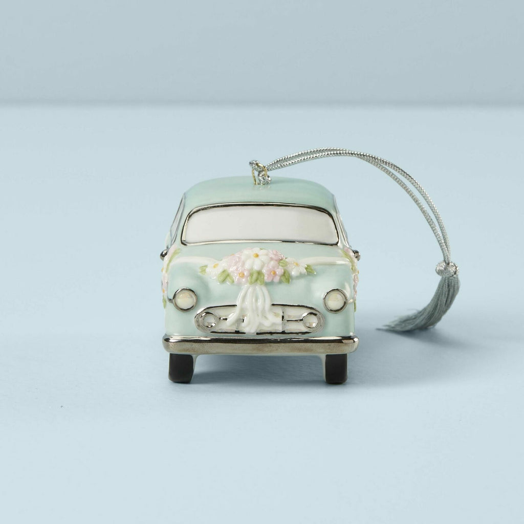 Lenox 2020 Wedding Car Ornament Just Married Honeymoon Retro Gift Christmas NEW1