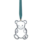 Kate Spade NY 2019 Crystal Teddy Bear Baby's First Snow Ornament Christmas NEW0