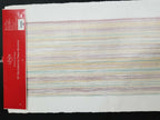 Lenox Holiday Table Runner Nouveau Metallic Multi Color Stripe Christmas 70" NEW0